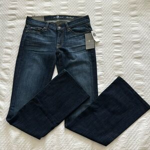 7 for all mankind Bootcut jeans original fit, dark wash, size 27
